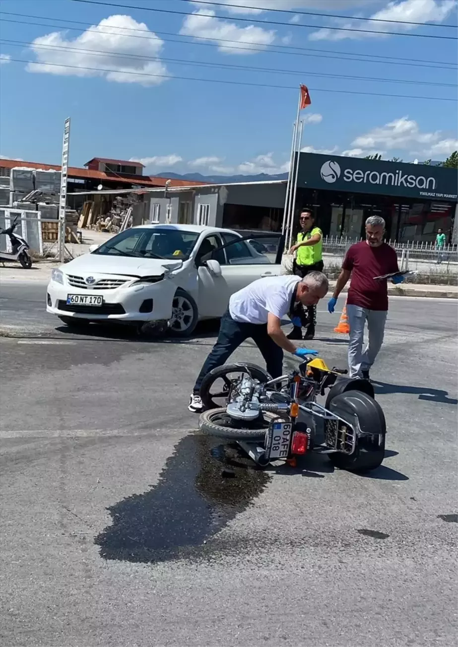 Tokat'ta motosiklet kazası: Sürücü hayatını kaybetti