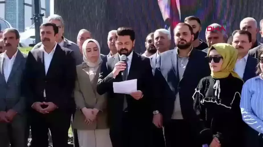 AK Parti Bingöl'den Filistin İçin Basın Açıklaması