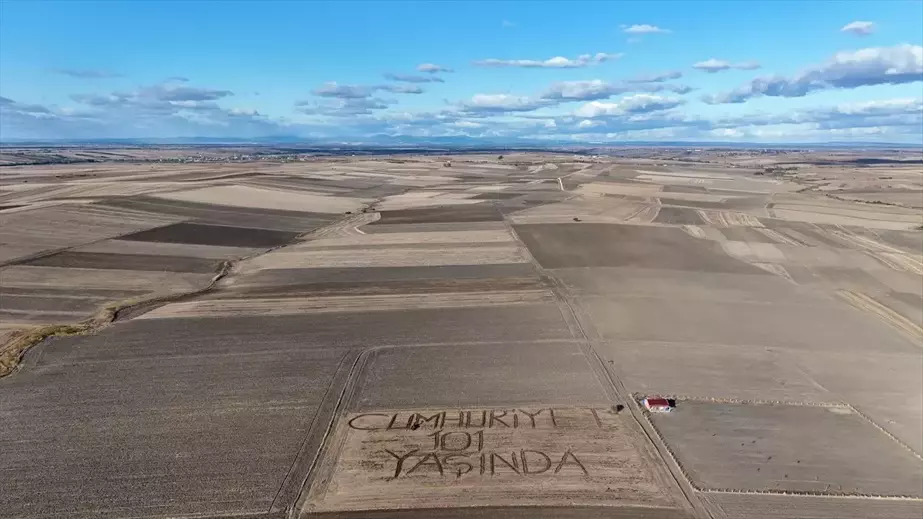 Kırklarelili çiftçi tarlasına pullukla 