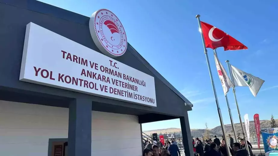 Ankara'da Veteriner Yol Kontrol ve Denetim İstasyonu Açıldı