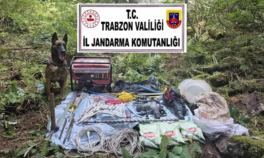 Trabzon'da Define Ararken Yakalandılar: Kilolarca Patlayıcı Ele Geçirildi