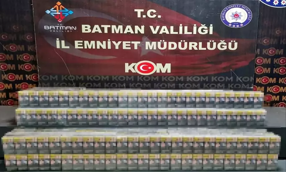 Batman'da Gümrük Kaçağı 1300 Paket Sigara Ele Geçirildi