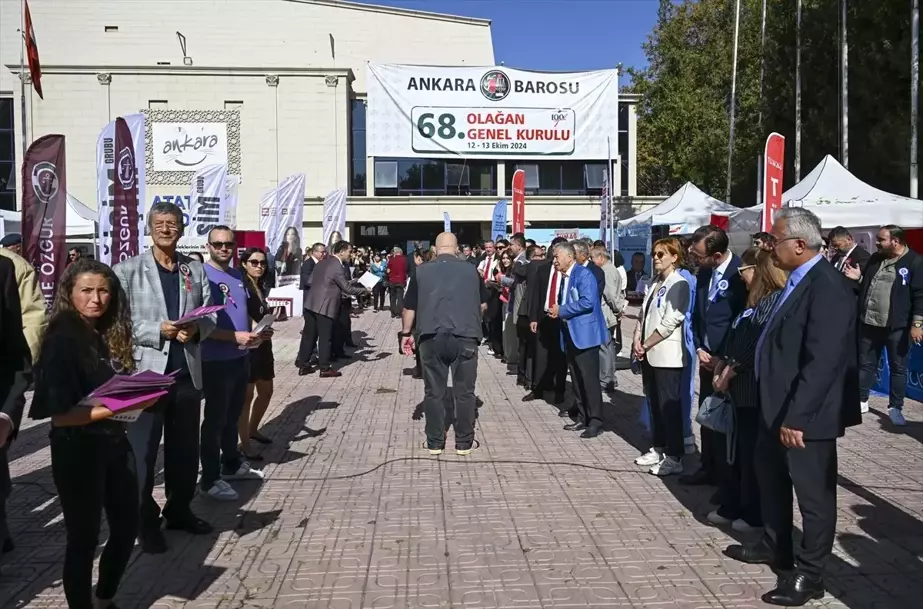 Ankara Barosu 68. Genel Kurulu'nda Oy Verme İşlemi Başladı