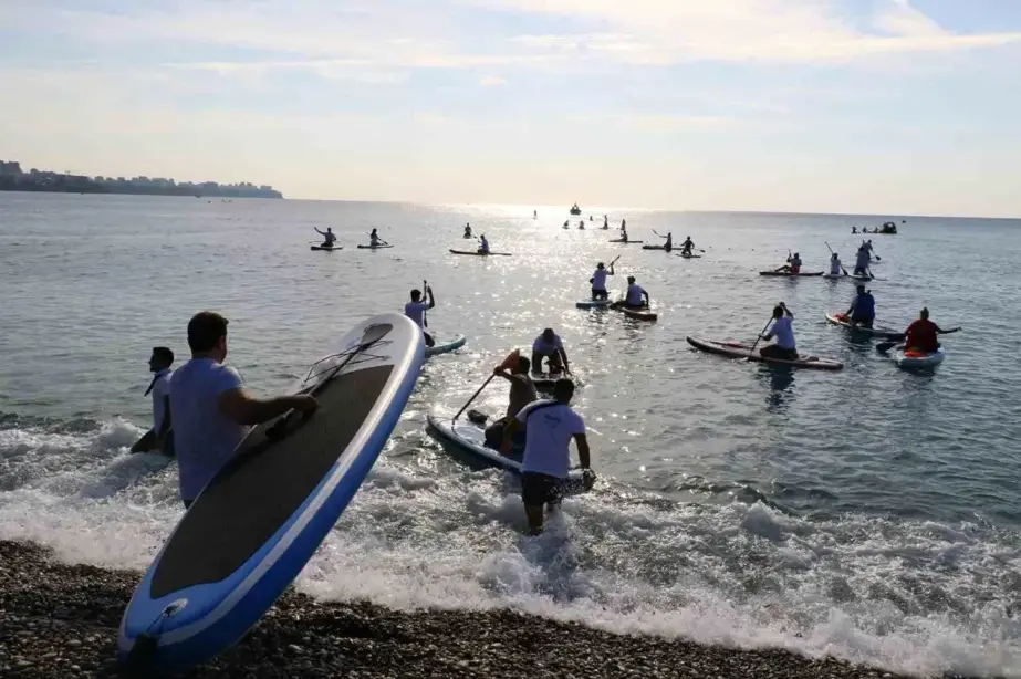 Antalya'da Organ Bağışı Farkındalığı İçin Paddle Board Etkinliği Düzenlendi