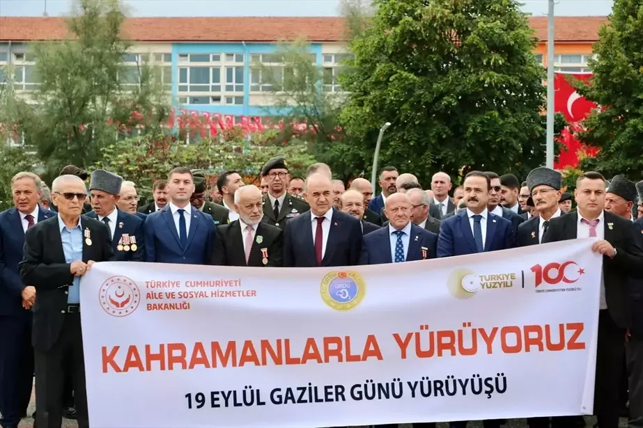 Ordu'da 19 Eylül Gaziler Günü Törenleri Gerçekleştirildi