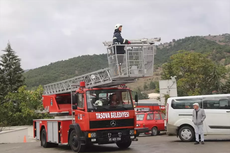 Taşova Devlet Hastanesi'nde Yangın Tatbikatı Gerçekleştirildi