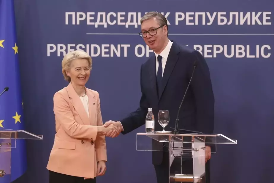 Ursula von der Leyen: Sırbistan AB'ye katılım sürecinde en iyi ilerleyen ülkelerden biri