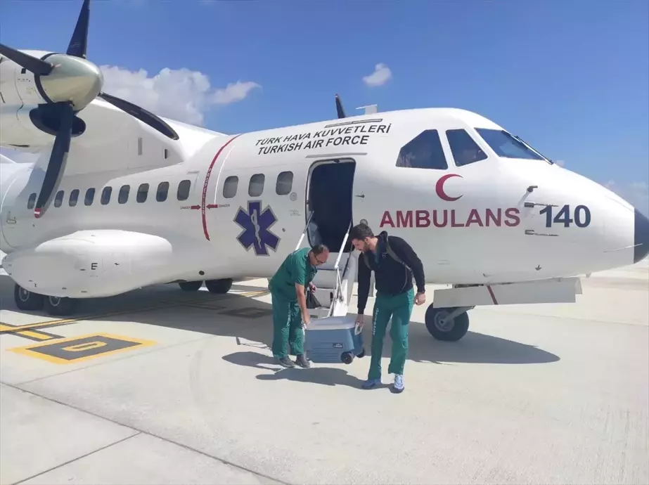 Hava Kuvvetleri Ambulans Uçağıyla Kalp Nakli Başarıyla Gerçekleştirildi