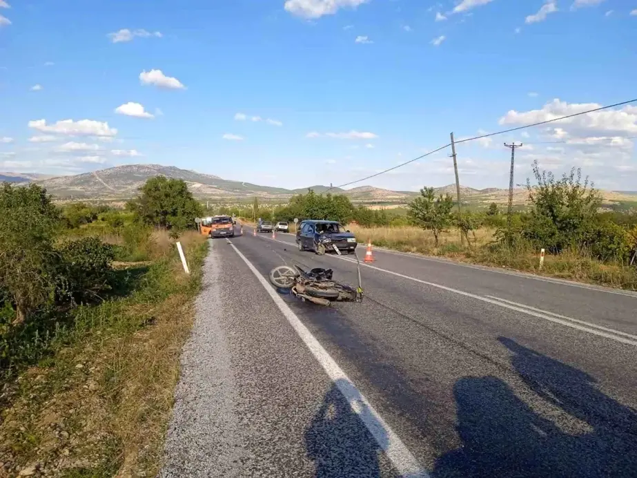 Denizli'de motosiklet kazası: Sürücü hayatını kaybetti