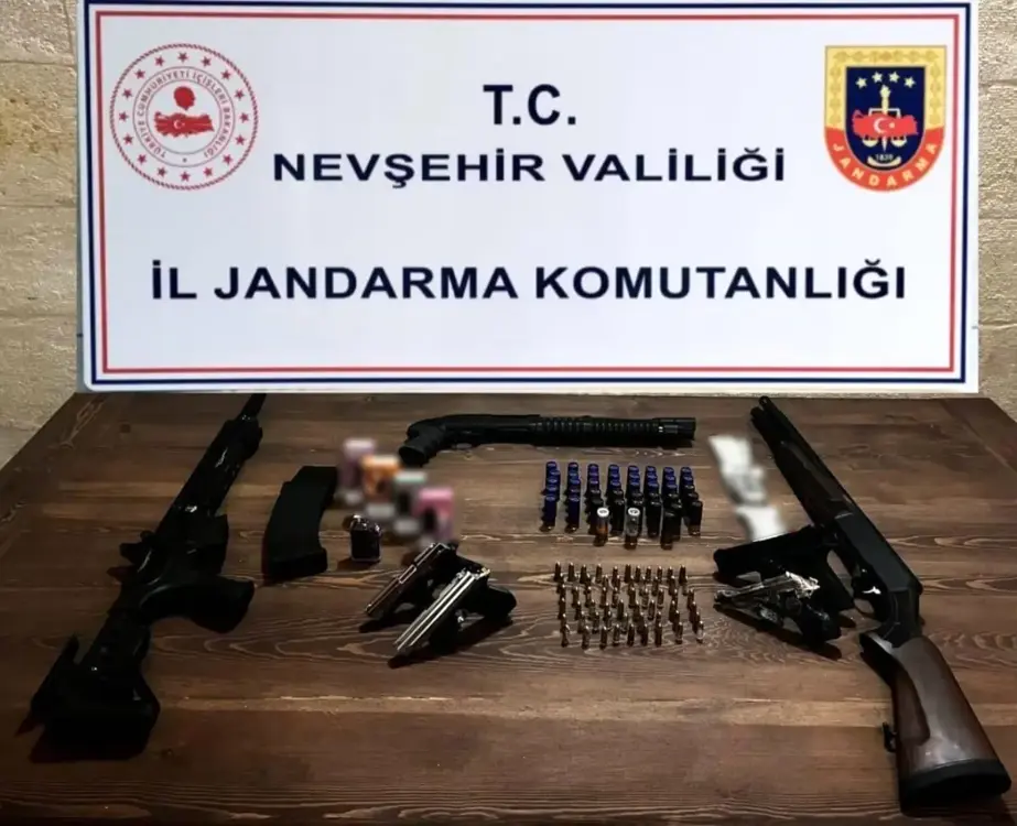 Nevşehir'de Jandarmadan Silah Operasyonu