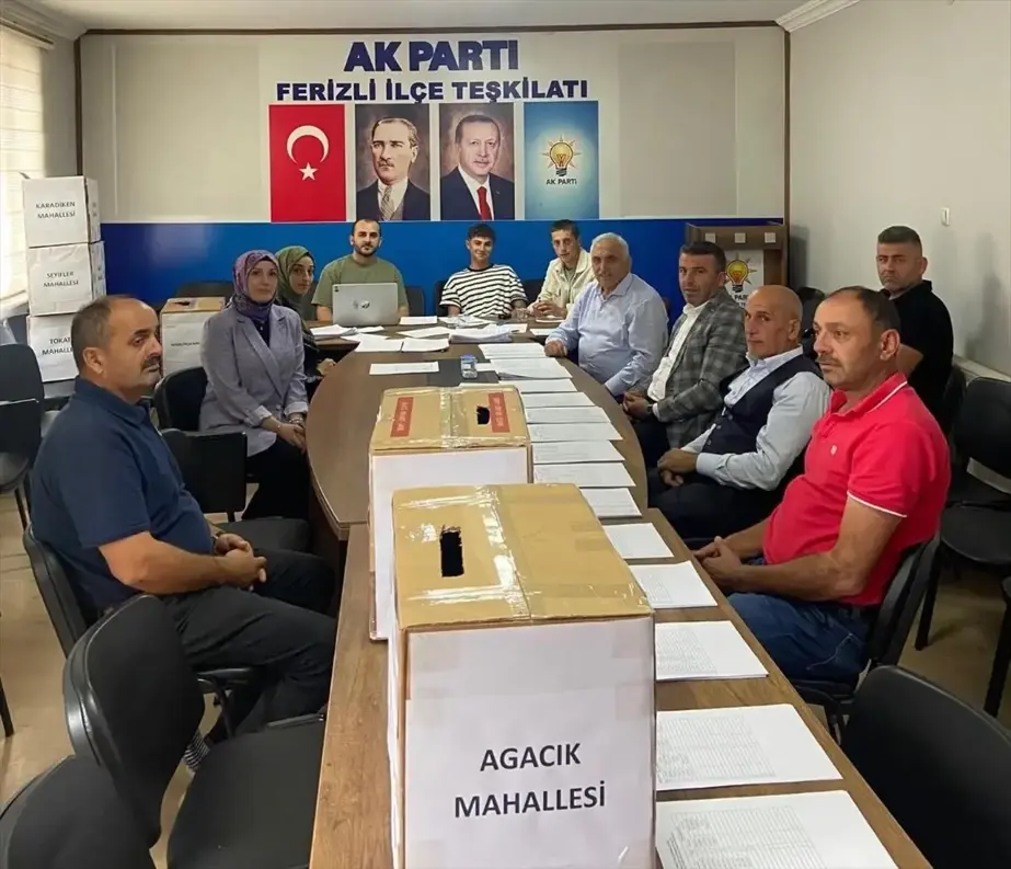 AK Parti Ferizli İlçe Teşkilatı'nda Delege Seçimleri Yapıldı