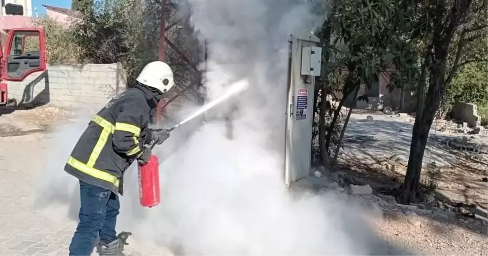 Hatay'da Trafoda Yangın: İtfaiye Ekipleri Hızla Müdahale Etti